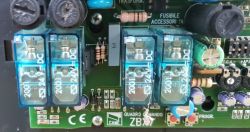 Zdjęcie/schemat rezystora w centrali ZBX 74 Came - uszkodzony element