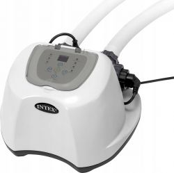 Generator chloru Intex z podłączonymi przewodami