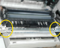 zaczep drzwiczek utrwalania do minolty di 250