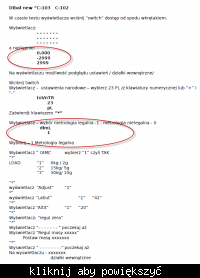 Waga DIBAL C-102 nie taruje się.