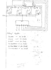 Jak zaprojektować układ z sumatorem SN7483 i licznikiem modulo 3, 5, 8?