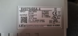 SV075iG5A-4 - schemat falownika, 2SK2225 zwarcie D16-C63 i układ U1