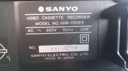 Sanyo VHR-1100EE - nie przyjmuje i nie wysuwa kasety, czy warto naprawiać?