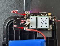 Podłączenie zasilania do trackera GPS SinoTrack ST-905 bez microUSB w kosiarki Landroid