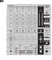 Behringer djx750 - -dźwięk w słuchawkach bez wciskania "cue" Behringer djx750 - -dźwięk w słuchawkach bez wciskania "cue"