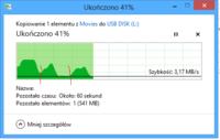 Pendrive 16GB USB 2.0 - Spadek transferu, bardzo powolny transfer plików...