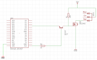 Sterowanie paskiem LED RGB przez ESP8266 z MOSFET IRLZ44N - niska jasność diod