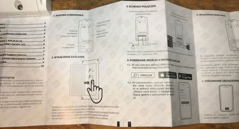 WS-04H1 User Manual in Polish User manual for WS-04H1 device in Polish.