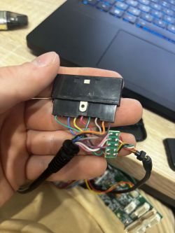 Tracer Zonda - Rozpiska kabli we wtyczce PS2/USB kierownicy