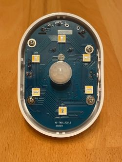 [BK7231N - CBU] Tuya Night Light with WiFi: Pin Configuration, PWM, dInput, ADC, PIR Sensitivity