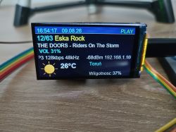 Radio internetowe na ESP32-S3-LCD-1.9 – uruchomienie w 5 minut przez przeglądarkę