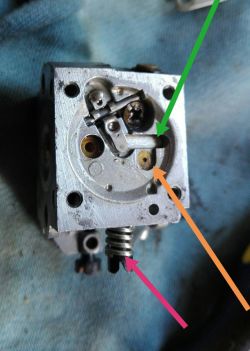 Stihl hs75 carburetor zama c1q - Does not feed fuel after cleaning