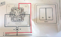 Legrand Roller Shutter Switch Connection: Aligning 4 Shutter Cables with 3 Wall Cables Legrand Roller Shutter Switch Connection: Aligning 4 Shutter Cables with 3 Wall Cables