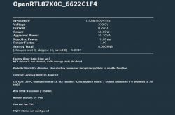 Screenshot of OpenRTL87X0_6622C1F4 web interface showing energy data.