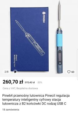 Miniaturowa lutownica TS100 Miniware - test i opinia