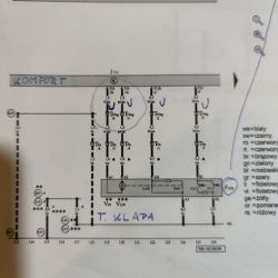- VW Siłownik tylnej klapy - schemat podłączenia