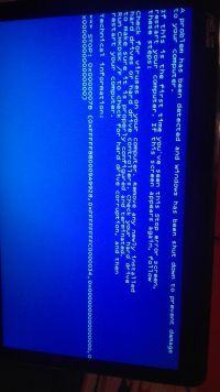 Blue Screen podczas ładowania Windows 7 na Asus K50AB po naprawie karty grafiki