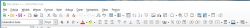 Interfejs LibreOffice Calc z widocznymi ikonami narzędzi.