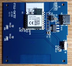 Tuya Bluetooth gateway circuit board with CR3L module.