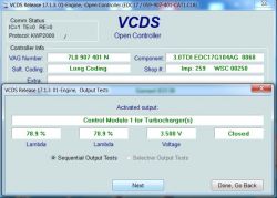 Regulacja nastawnika , turbo po regeneracji: Touareg 3.0 TDI CAS 2008r