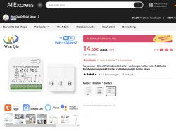 WiFi+RF 433 MHz Module for Blinds with Remote on AliExpress