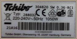 Tchibo Cafissimo Classic typ: 288032 - mruga czerwona lampka