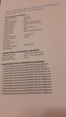 Drukarka Brother DCP-395cn przestała drukować na czerwono