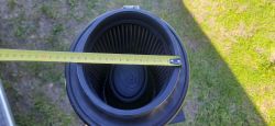 Owalny wylot filtra powietrza z miarką w RAM 1500