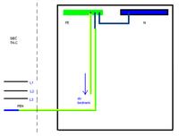 Przejściówka 400V na 230V - instalacja czteroprzewodowa