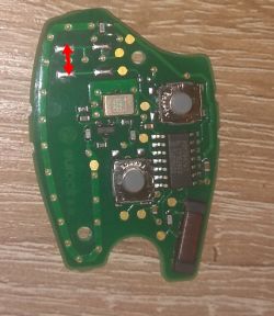 Przełożenie transpondera z pilota z dwu na trzy przyciski.