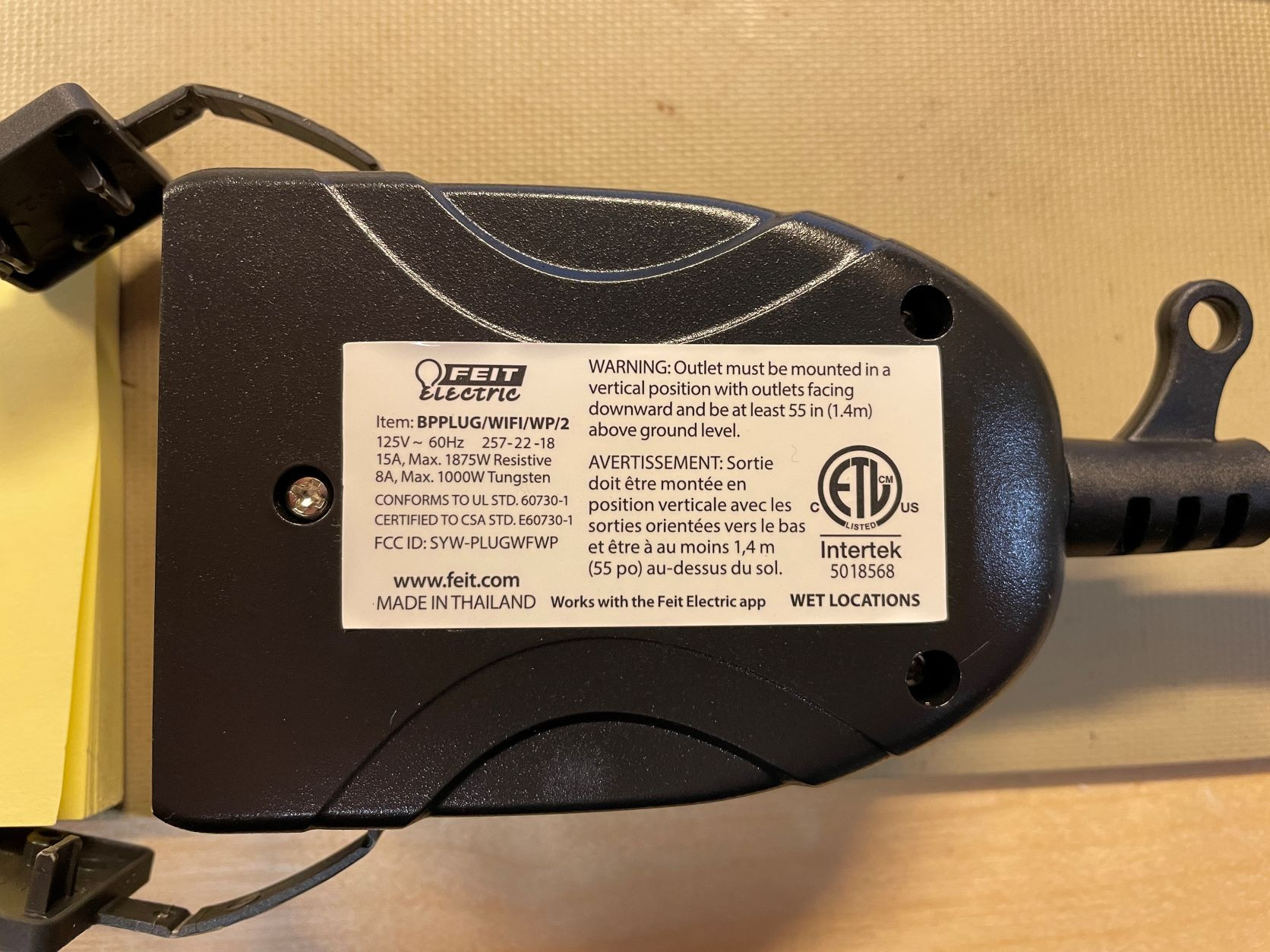 Exploring BRK7231N Chip in Costco/FEIT Smart Plug BPPLUG/WIFI/WP/2 Pinouts & OpenBK Firmware