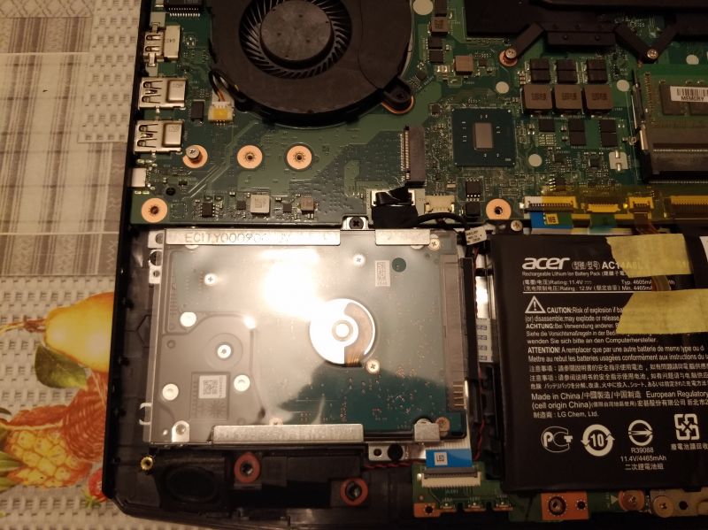 Adding SSD to Acer Aspire VX 15 Laptop: Step-by-Step Guide and Formatting Process