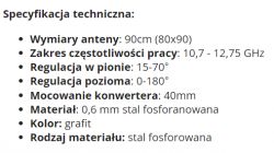 Instalacja SAT: Jakość sygnału 100%, Poziom 67-70%, brak kanałów na TVBox+ od Canal+