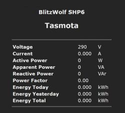 Blitzwolf gniazdo BW-SHP6 z pomiarem energii, wgrywanie Tasmoty, kalibracja