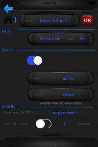 What features should be added to the Tiny OnOff app for iPhone?