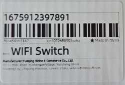 Single-phase Electricity Meter SMS-19006 SMTONOFF Single-phase electricity meter SMS-19006 by SMTONOFF mounted on a rail, with wires connected to its terminals.