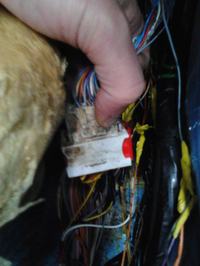 Schemat kabli w progu Peugeot 406 Coupe 2.0 16V 2000 - światła i podgrzewanie foteli