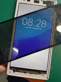 Sony xperia z1 - Wymiana digitizera polaryzacyjnego, dotyku.