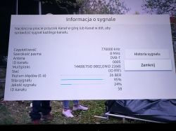 Samsung UE43NU7092 tylko 20 analogowych, brak cyfrowych - co robić?