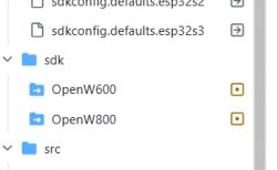Screenshot of configuration files and SDK folders.