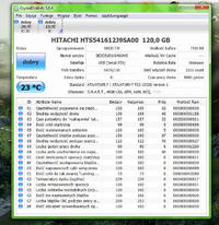 Czy dysk Hitachi 120GB z bad sektorami nadaje się do użytku po skanowaniu MHDD?