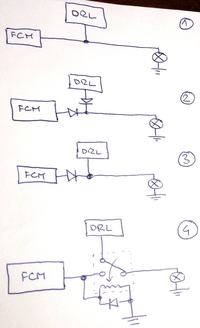 Jeep Grand Cherokee 2008 WH - Brak świateł długich po montażu DRL01, awaria FCM