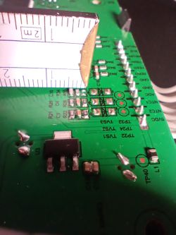 Missing SMD component on ADC/NTC lines - COSORI Dual Blaze CAF-P583S-KEU (E01 error)