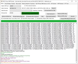Successful data read from BK7252N chip using BK7231 Easy UART Flasher tool