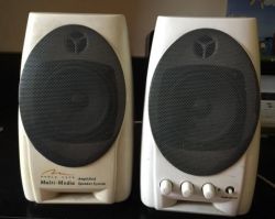 Stare głośniki komputerowe Media Tech Amplified Speaker System [schemat]