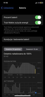 Bateria iPhone 10 - spadek pojemności po 10% w 2 minuty po wymianie na nową