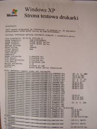 Epson BX305F - Od połowy rozmazany druk Epson BX305F - Od połowy rozmazany druk