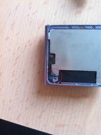iPod nano 6G - brak podświetlenia ekranu, biały osad na płytce głównej