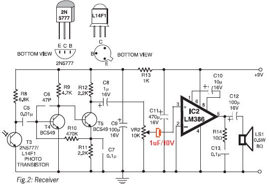 <początkujący> Nadajnik laserowy - mały problem...