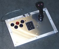 Kontroler do gier na USB. W stylu lotniczych kontrolerów.